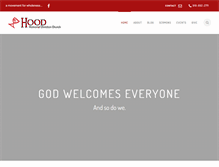 Tablet Screenshot of hoodmemorial.org